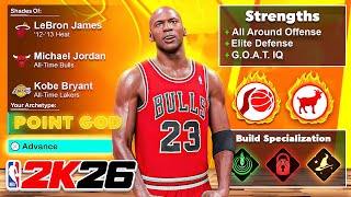 BEST ALL AROUND GUARD BUILD on NBA 2K26! 94 3PT, 99 DEFENSE, & 90 DUNK! BEST GUARD BUILD on NBA 2K26