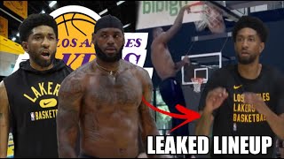 Los Angeles Lakers Just LEAKED Their MONSTER LINEUP Experiment For 2023 NBA Training Camp | Lebron