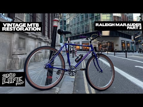 Restoration On A 1990s Raleigh Marauder - Commuter bike build vintage MTB - Pt 2