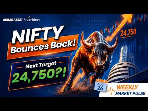 Nifty Bounces Back from 24,050 Support, Aims for 24,750 Target.