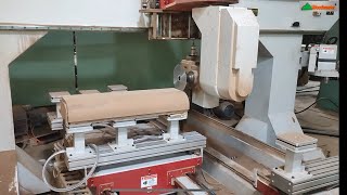 Máy gia công trung tâm Cnc 3D 5 trục 2 bàn Woodmaster