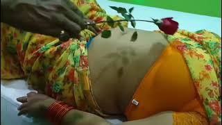 Sizzling hot navel Play with rose  #deepnavel#inst