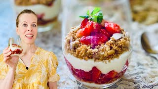 How to Make Yogurt Parfait (+ Easy Healthy Homemade Gluten-free Granola Recipe)