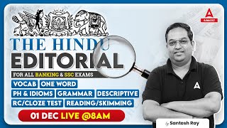 The Hindu Editorial Analysis  The Hindu Vocabulary