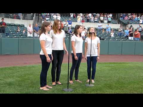 GQ sings The National Anthem at Ironbirds