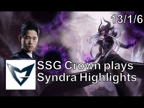 SSG Crown - Syndra vs. Talon - Euw LoL Challenger Highlights