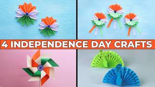 4 Independence Day Crafts You Can Make in Minutes! 🇮🇳