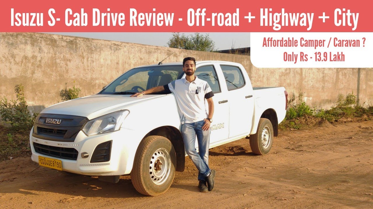 Isuzu S-cab Hi-ride Drive Review - Off-road + Highway Best Camper / Caravan in Budget #drivereview