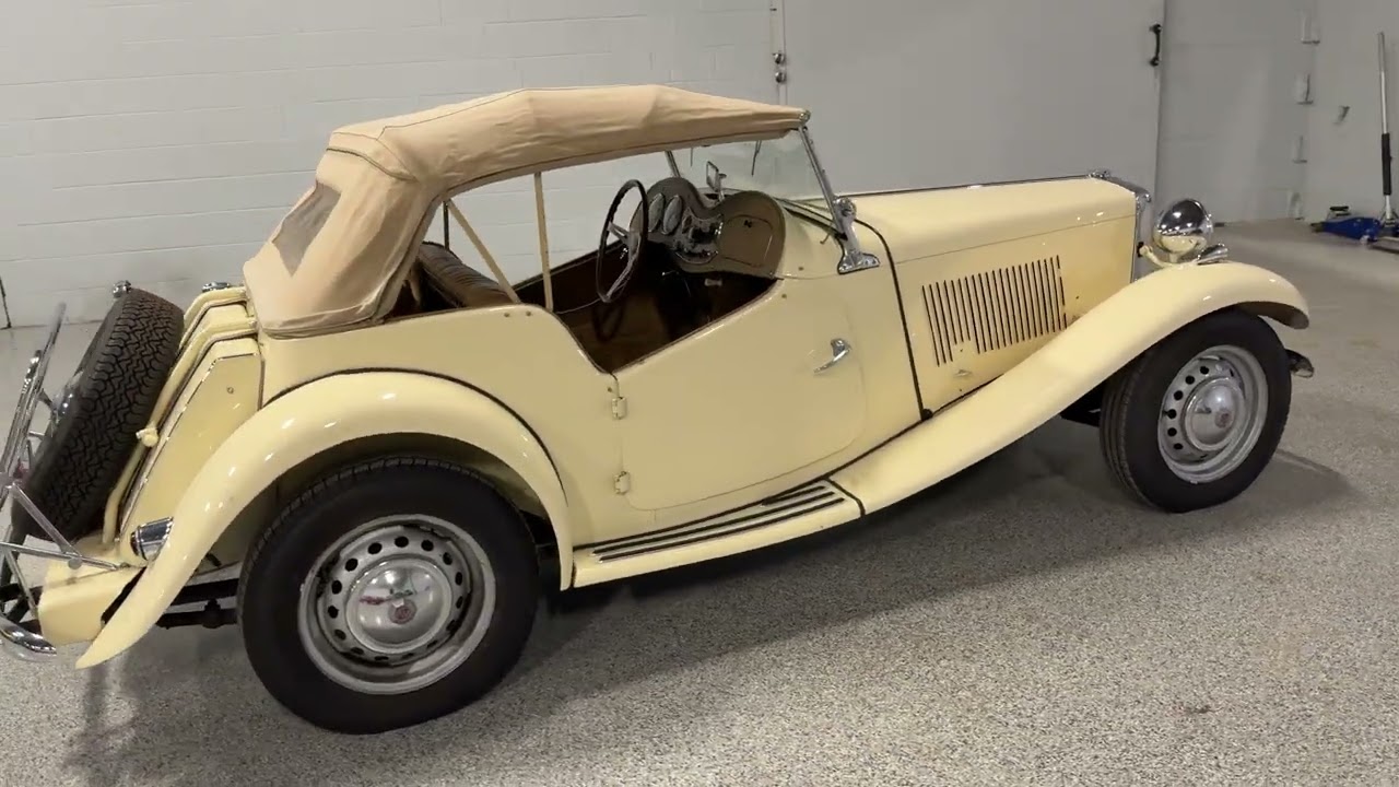 **Now SOLD** 1953 MG TD Roadster 4-Speed Manual