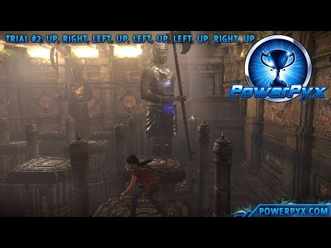 Uncharted The Lost Legacy - Flawless Gauntlet Trophy Guide - Axe Trial Puzzle Solutions (Chapter 4)