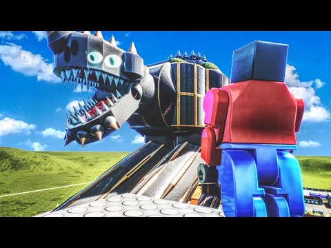 My Pet Monster is On A Lego City Rampage (Brick Rigs Gameplay)