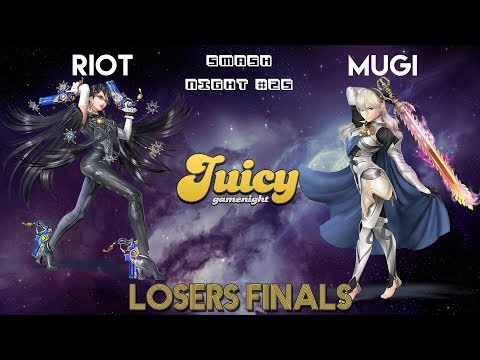 JuicySmashNight #25 - Losers Finals - Riot v. Mugi