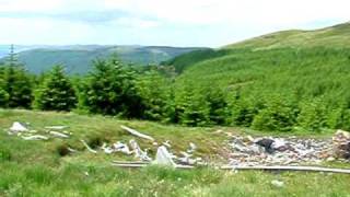 preview picture of video 'B29 (44-62276) crash site, Succoth Glen, nr Lochgoilhead'