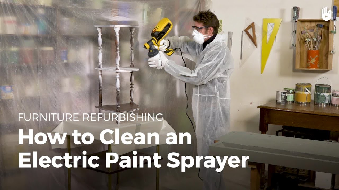 How to Clean an Electric Paint Sprayer Furniture Restoration Sikana
