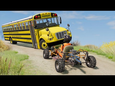 Cliff Drops Marathon #7 - BeamNG DRIVE | SmashChan