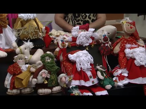 Mulher.com 17/12/2014 - Papai Noel boneco por Jo Cruz - Parte 1/2