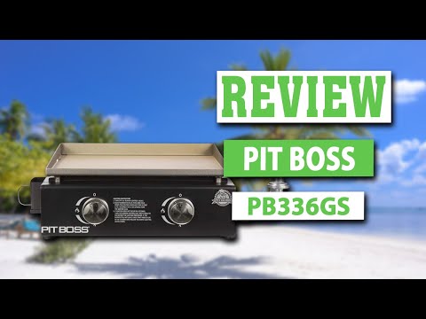 PIT BOSS PB336GS Table Top Gas Cast Iron Griddle Review - Best Table Top Gas Grill
