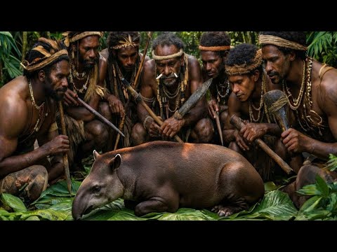 Inside The Jungle: Indian Elephant Vs Korowai Tribe. Living Completely Off The Land