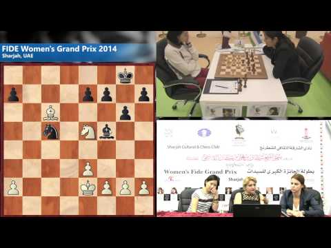 Round 6: Batchimeg (MGL) 1/2-1/2 Danielian (ARM)