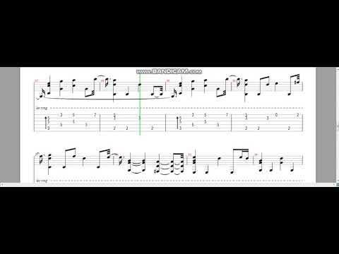 [Tab] Never Coming Back - Violet Evergarden Ost (episode 2,3,4) Fingerstyle Guitar