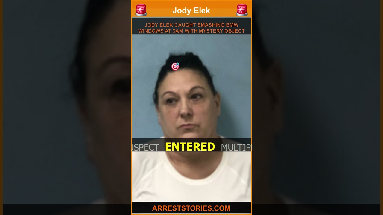 JODY ELEK CAUGHT SMASHING BMW WINDOWS AT 3AM WITH MYSTERY OBJECT