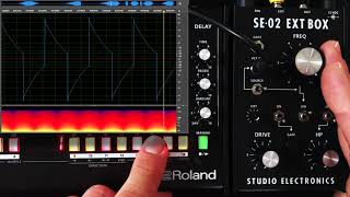 Video thumbnail for SE-02 / Ext Box: 12dB Filter Cutoff Sweeps by Studio Electronics