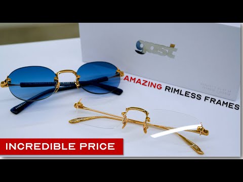 The Luxury Rimless Glasses you can Actually Afford | Gast Rimless Showcase