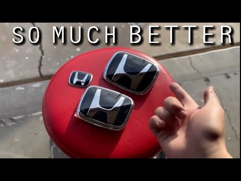 Installing Black JDM Emblems | 10TH Gen Hatchback Sport