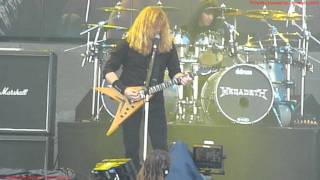 Megadeth - Public Enemy No.1 ( New Song ) BIG 4 Live at Sonisphere Festival Knebworth UK 2011