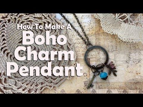 Boho Charm Pendant: Easy Jewelry Tutorial