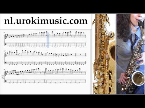 Saxofoonles (Alt) OneRepublic - Future Looks Good Altsaxofoonles Muzieknoten Cursus Deel#1 um-374