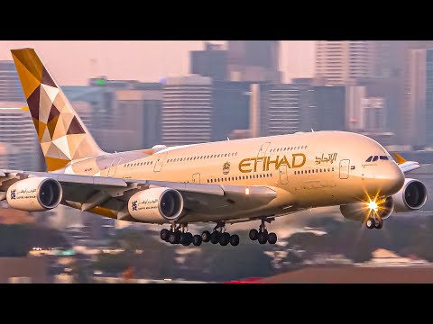 25 BIG PLANE LANDINGS | A380 747 A350 777 MD11 | Sydney Airport Plane Spotting [YSSY/SYD]