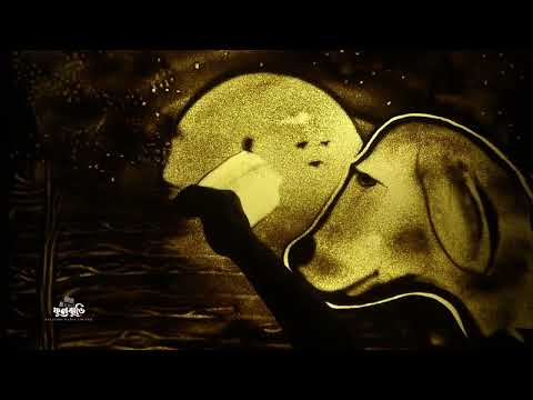 Sand Art By Jibon Roy || Raat Jaga Phool | Mir Sabbir | Jibon Roy | Momotaz | #trendz_now_bd