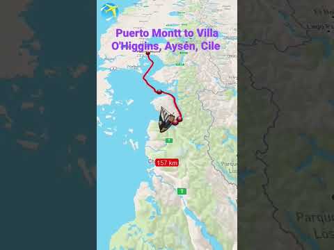 Puerto Montt to Villa O'Higgins, Aysén, Cile #travel