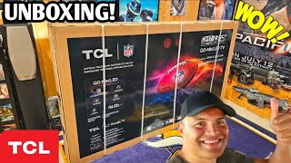 My Old TV Finally Retired After 15 Years! TCL 85QM7K - UNBOXING!
