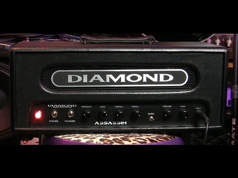 DIAMOND ASSASSIN GUITAR AMP Fire Breather Tube Guitar Amp DEMO & REVIEW