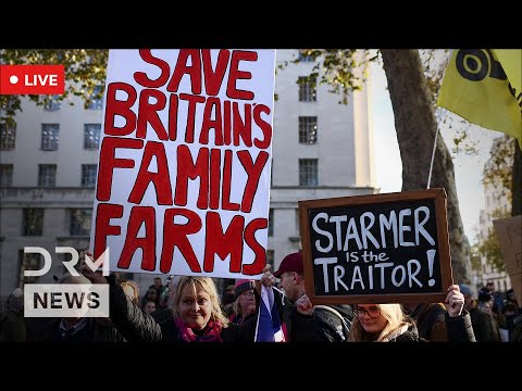 LIVE: British Farmers’ Tractor Protest in Trafalgar Square Against Farm Inheritance Tax | AC1G