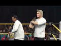 jack sparrow and indiana jones vs Gordon ramsay and RAJ WWE NXT World tag team championship