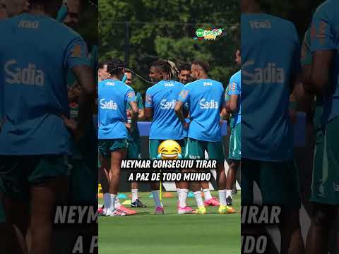 O NEYMAR CONSEGUIU TIRAR A PAZ DE TODO MUNDO NO TREINO KKKKKKK #shorts
