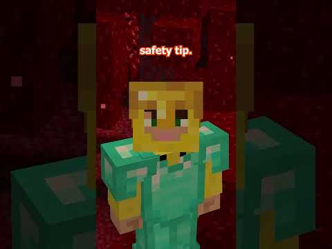 the SAFEST WAY to traverse the nether! #minecraft