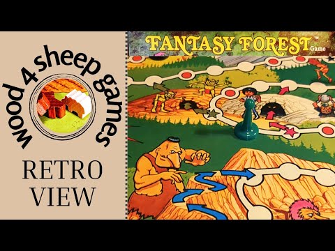 FANTASY FOREST board game retro-view 