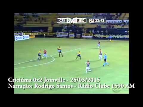 Rodrigo Santos - Criciúma 0x2 Joinville - 25/03/2015