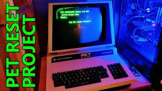 Adding a reset button to my Commodore PET 4016