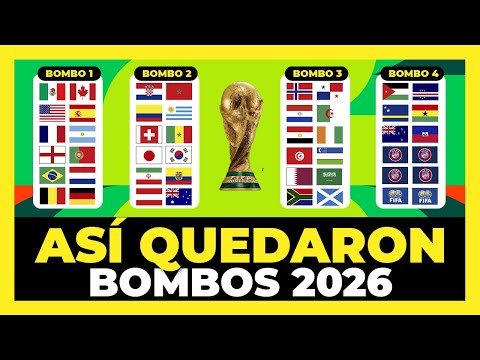 This is how the pots for the 2026 World Cup turned out 🇦🇷🇪🇨🇨🇴🇺🇾🇧🇷🇵🇾🇧🇴🏆