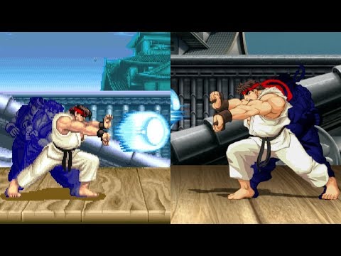 Ultra Street Fighter II: Classic Style vs New Style Supers HD