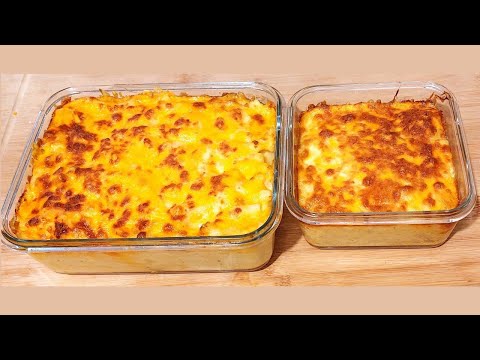 Gratin de macaronis au fromage