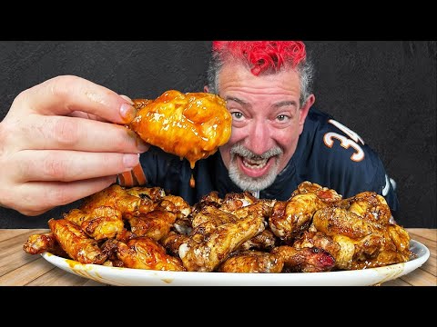 Grilled Chicken Wings 3 Ways! Hot, Sweet and Dry - like me!