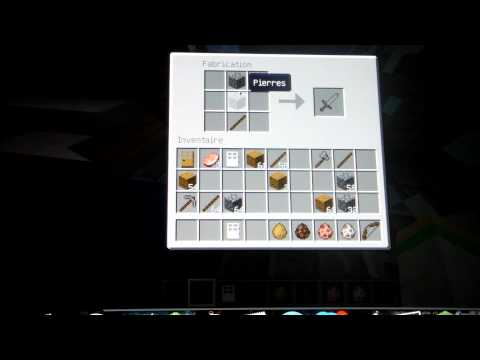 comment construire outils minecraft