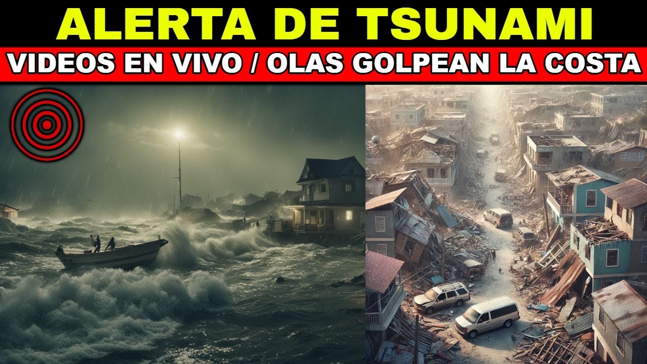 URGENTE: PRIMERAS OLAS DE TSUNAMI LLEGAN A MEXICO, HONDURAS Y PUERTO RICO, VIDEOS DEL TERREMOTO 8.0