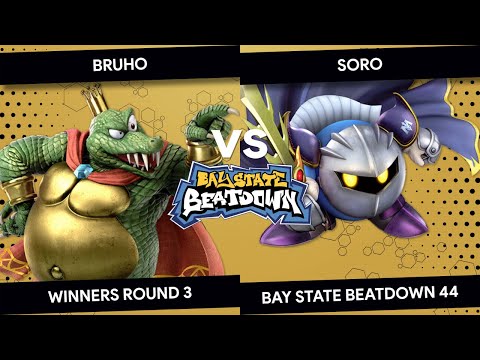 Bay State Beatdown 44 - Bruho (King K Rool) vs Soro (Meta Knight) - Winners Round 3
